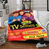 Wiggles Customize Your Name Blanket Lightweight Customizable Blanket Soft & Cozy Throw For Picnics Home Decor Bed Office Four Seasons Universal