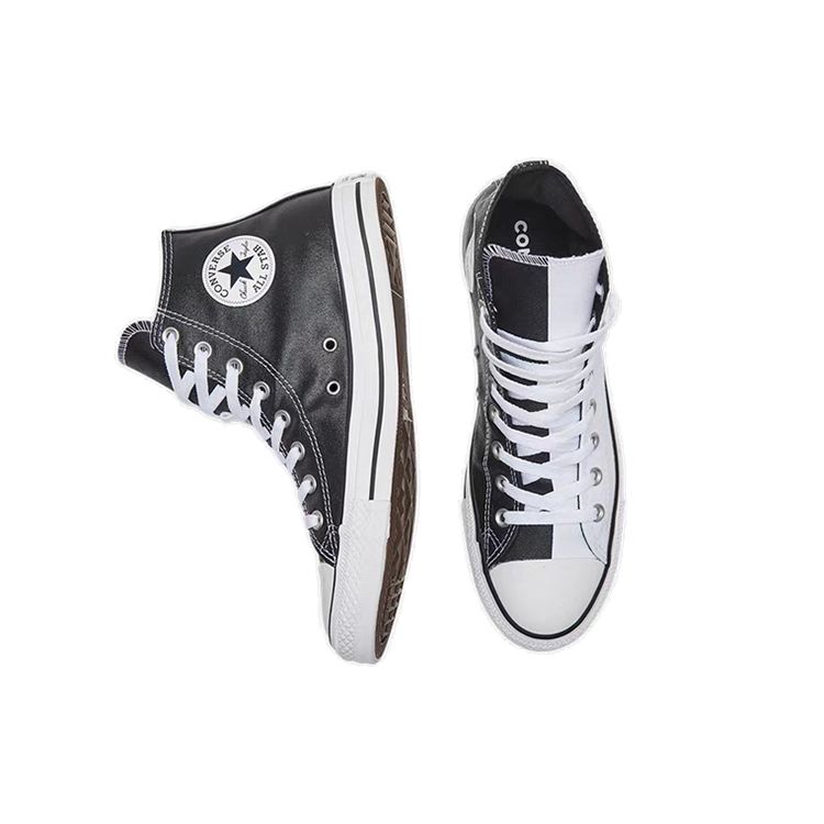 Converse Chuck Taylor All Star Simple Comfortable High Top Canvas Shoes Unisex Sneakers Black White 163235C