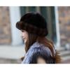 Ladies Winter Imitation Mink Hat Fur Fur Fur Outdoor Fashion Cotton Hat Top Hat Jazz Hat Warm