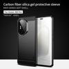Для Honor 300 Pro Задняя крышка MOFI Текстура шлифованного металла Углеродное волокно Мягкий чехол из ТПУ