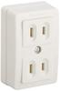 Exposed Outlet 2P Double Outlet WK1021W 10 Pieces