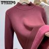 Однотонный бархатный свитер для женщин, повседневный свободный свитер толстой вязки, теплый и модный пуловер для осени и зимы