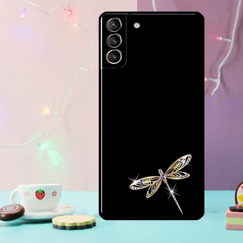 Чехол-арт с изображением стрекозы для Samsung Galaxy S23 Ultra S22 S24 Plus Note 10 20 S8 S9 S10 S21 FE S20 FE