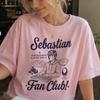 Sebastian Fan Club T-shirt | Fan Merch Comfort Colors Tee | Gift for Cozy Pixel Art Gamer