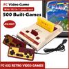 8 Bit For FC Video Game Console Built In 500+132 Classic Games Family Computer TV Game Support Game Cartridge For FC Retro Gamin
