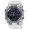 Цифро-аналоговые часы с черным циферблатом и мужские G-Shock из смолы, Белые, Уникальные, Спортивные, Одиночные.
