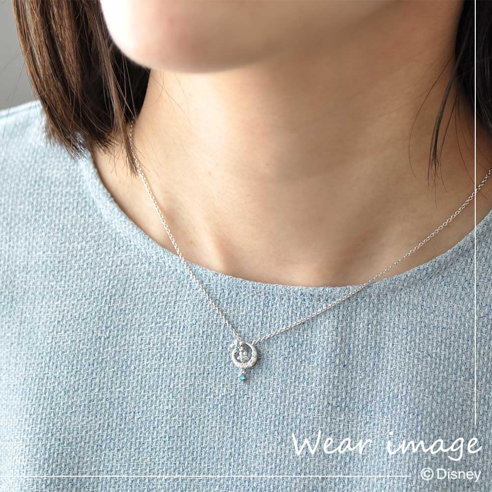 Серебряный кулон Disney Jasmine с кубическим цирконием VPCDS20195 [Disney]