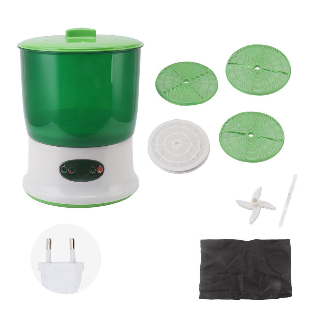 Bean Sprouts Machine 3 Layer Auto Control Bean Sprouts Grow Germination Kit for Home Kitchen EU