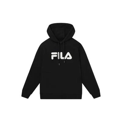 Fila Повседневное худи с принтом логотипа, унисекс, черное F51U338297R-BK