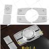 ABS parts Car Center Console Multimedia Button Sequ Cover Trim Sticker For Mercedes-Benz E Class W212 E200 E260L E300 2014-15