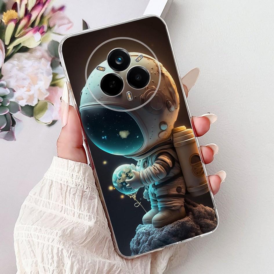 Чехол для Realme 14 Pro 5G 2025 Чехол Крутой Мультяшный Дракон Лев Мягкий Прозрачный Силиконовый Чехлы для Телефона Для Realme 14 Pro+ 14Pro Plus Capa