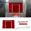 Real Soft Carbon Fiber Sticker For Scion tC 2005 2006 2007 2008 2009 2010 LHD RHD Car Central Control CD Panel Trim