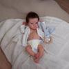 18'' 48cm Silicone Full Body Reborn Dolls Bettie Realistic Newborn Girl Boy Doll with Visible Vein Truth Like Simulation Doll for Child Christmas Gift