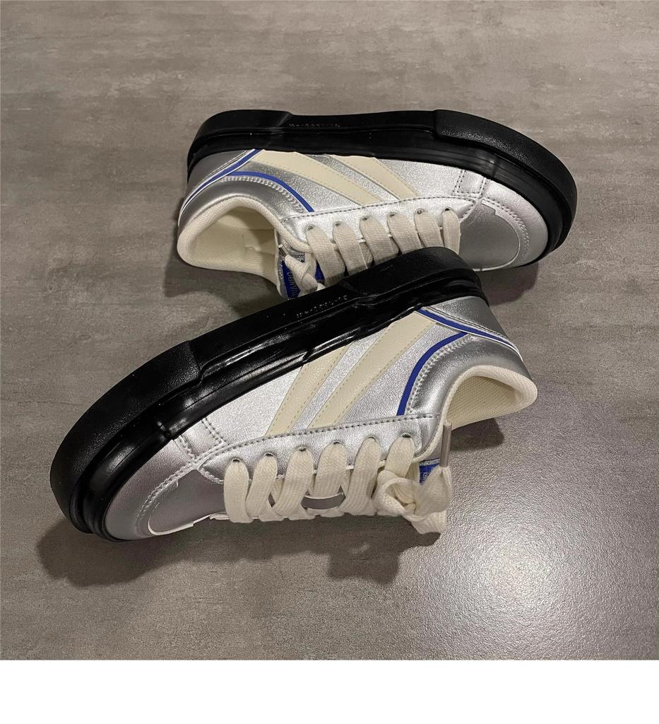 2025 новая корейская версия нишевых студенческих кроссовок модная ретро повседневная обувь популярная универсальная женская белая обувь модная обувь