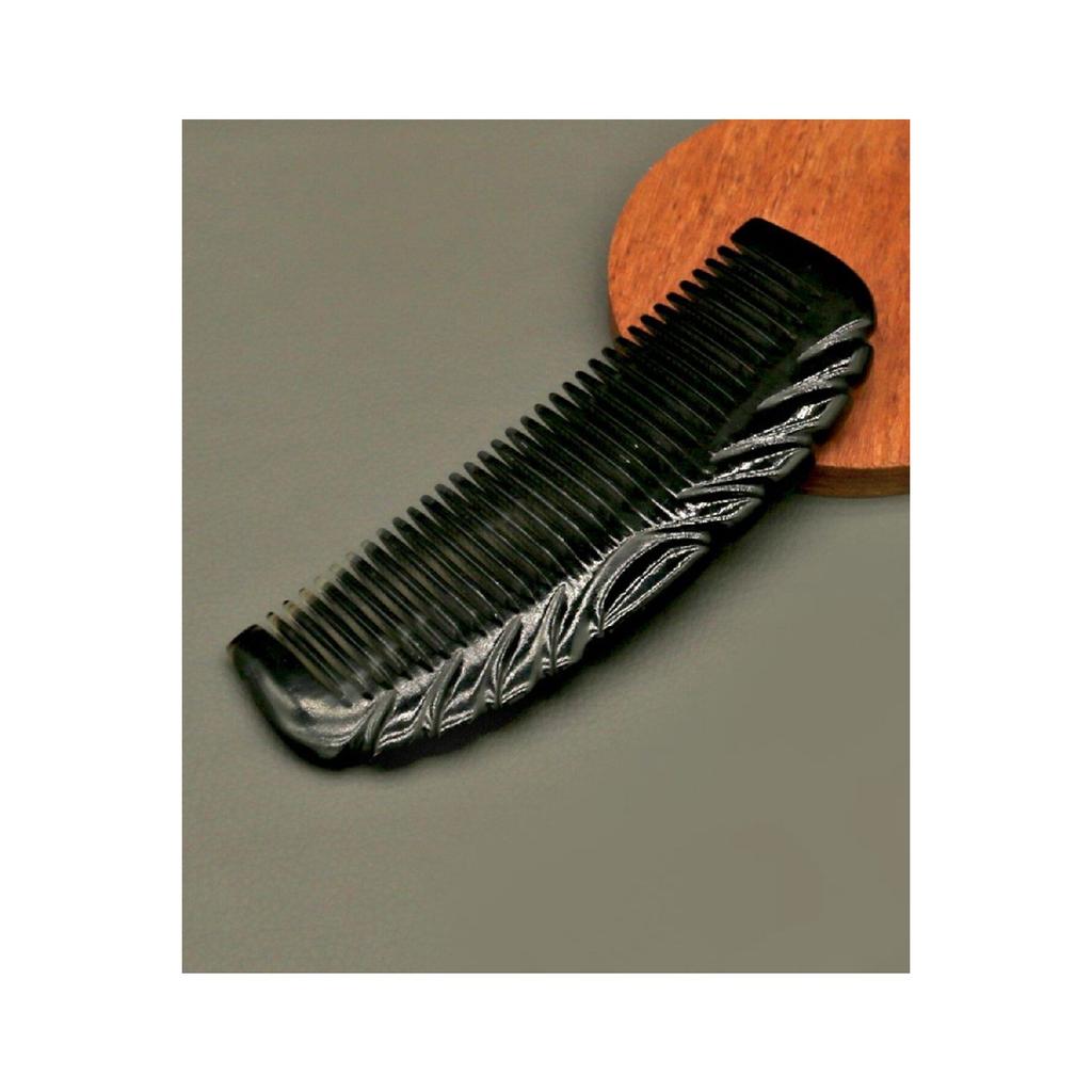 Расческа для волос с широкими зубьями ручной работы 19 см Kt-132