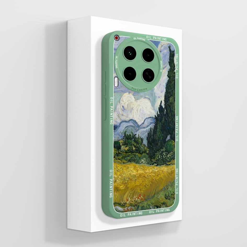 Задняя крышка для Tecno Camon 30 20 Pova 6 5 Pro Pop 8 Spark 20 Модный чехол с рисунком граффити Защитная пленка для экрана Жидкий силиконовый чехол для телефона для Tecno Shell