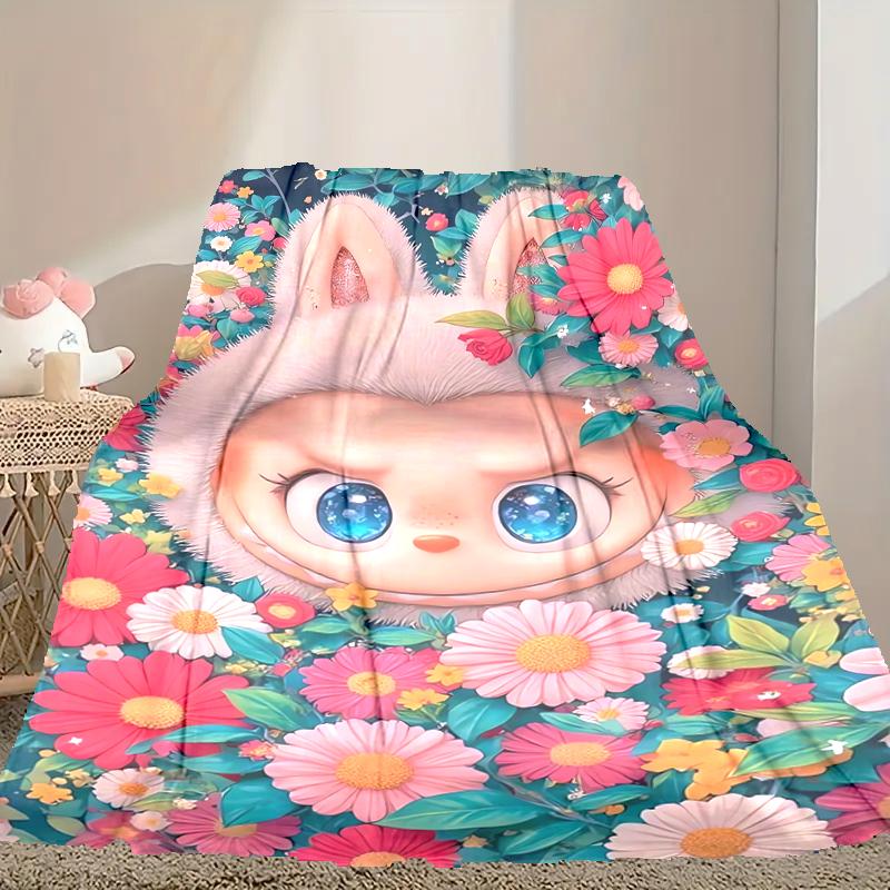 LABUBU Blanket, Valentine's Day, Halloween, Thanksgiving Gift Blankets, Home Blanket for Bed and Couch Use