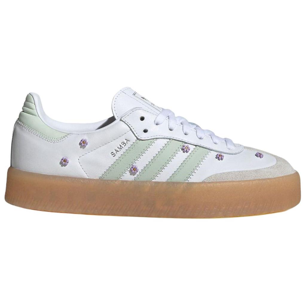 Sambae Wmns Adidas Originals 'Cloud White Linen Green Gum' Женские JS3954