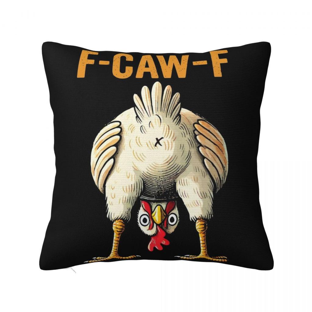 Смешные F-Caw-F Куриные Наволочки FCAWF Наволочка для Подушки Чехлы на Подушки Декор для Гостиной На Молнии Разные Размеры