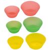 Okabe Western Tableware Silicone Muffin Cups, Blister, Medium and Small, Set of 6, MC-06