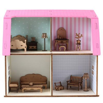 Тип A Тип A Дом Миниатюрный набор мебели Миниатюрный DIY Корея 3d головоломка