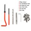 M6 Thread Repairing Set 30 Pieces with Wrench Inserts Tap and Drill Bit