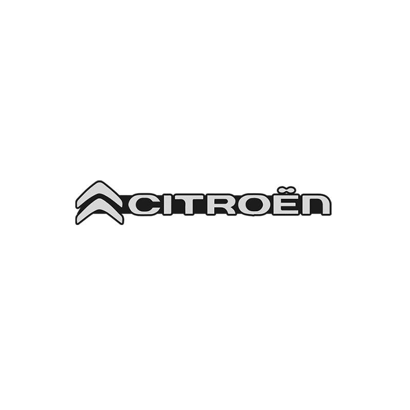 Mini Aluminum Car Logo Decorative Stickers For Citroen C3 C5 Aircross C5X C4 Cactus Picasso e-C3 e-C4 C1 C-Crosser C6 C2 Celysee