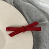 Горячая Распродажа Красный Зажим для Волос Французский Ретро Стиль Свежий Утиный Клюв Зажим Сладкий Зажим для Челки Женский