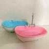 Bird Automatic Bathtub with Water Injections Hole Washing Cleaning Plastic Parrot Bath Parakeets Caged Bird Supplies