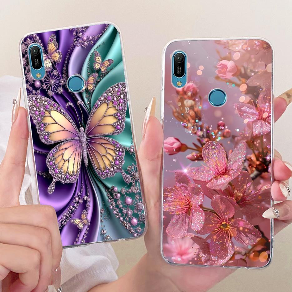 Чехол для Huawei Y6s 2019 JAT-LX3 Милый Лев Модный Расписной Чехол Мягкий Силиконовый Чехол Для Huawei Y6 Prime 2019 Y62019 Fundas Coque