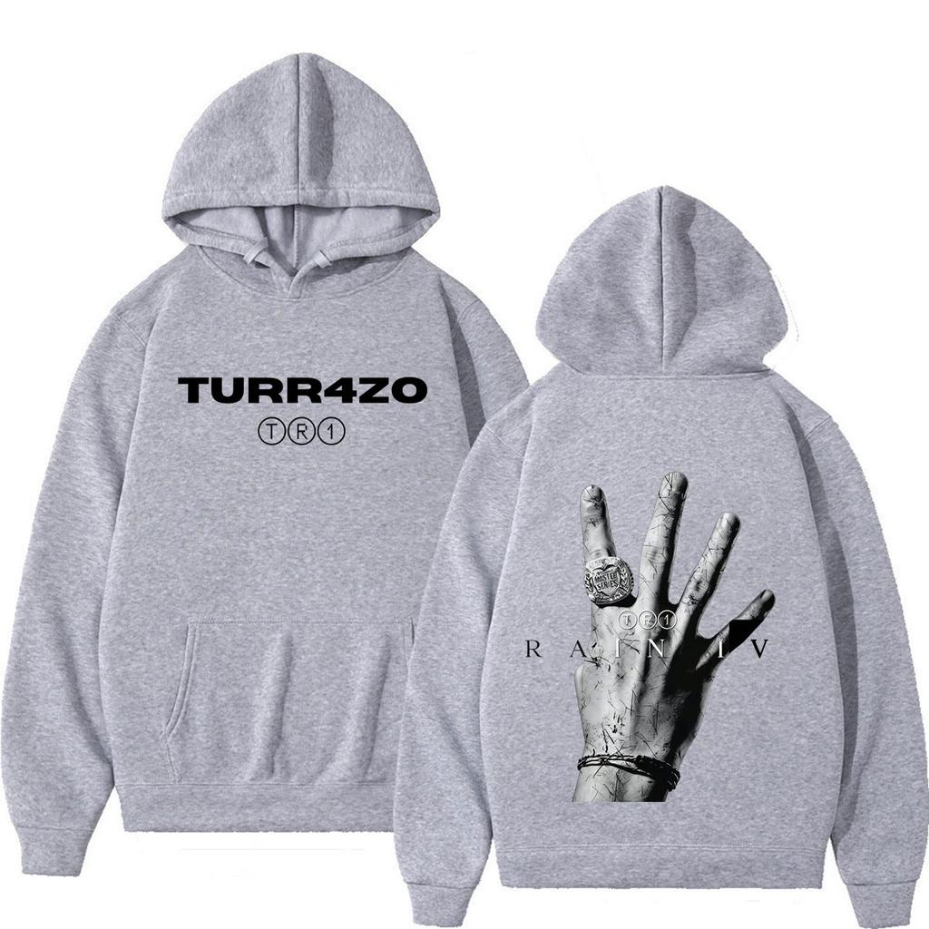 Rapper Trueno Turr4zo Album 2026 Tour Print Hoodie Unisex Hip-hop Punk Pullover Winter Fashion Loose Casual Sweatshirt Tops