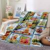 Custom Name Cars Movie Quotes Collage blanket for Couch & Bed, Plush Cozy Fuzzy Blanket Super Soft & Warm Blankets for Fall and Winter. 0908219