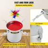 Commercial Paint Pressure Tank 2.5 Gallons Pressure Pot Tank 10L Pressure Paint Pot Feed Spray Gun 1.5mm Nozzle Paint Sprayer for 10L Capacity