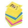 Lot De 6 Blocs Repositionnables 90 Feuilles Post-it Z-Notes Super Sticky Collection Carnival 76 X 76 Mm