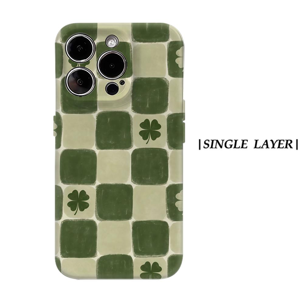 CloverFor Магнитный чехол для телефона для iPhone 17 16 15 14 13 Pro Max Plus Однослойный Двухслойный Прочный чехол