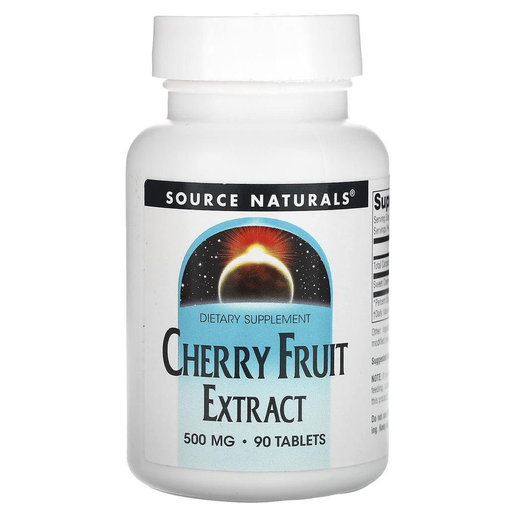 Source Naturals, Cherry Fruit Extract, 500 mg, 90 tablets