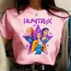 K-pop Охотники на демонов Мира Футболка Женская Девушки Мода Охотники на демонов Косплей Футболка для фанатов Подарок Y2k Топы Футболка