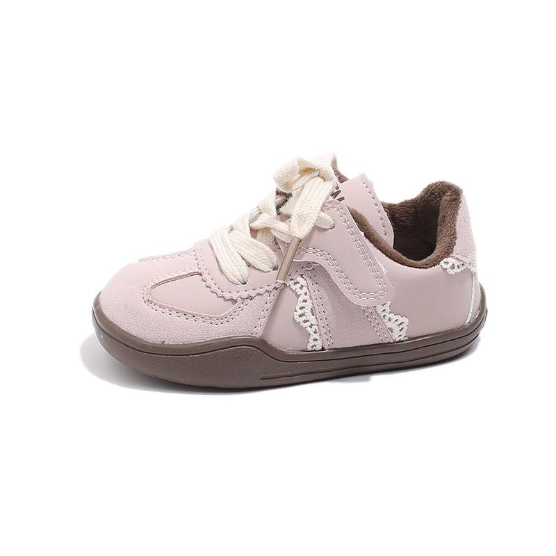 New autumn and winter white sneakers for boys, Korean-style casual shoes for girls, children's sneakers, student shoes