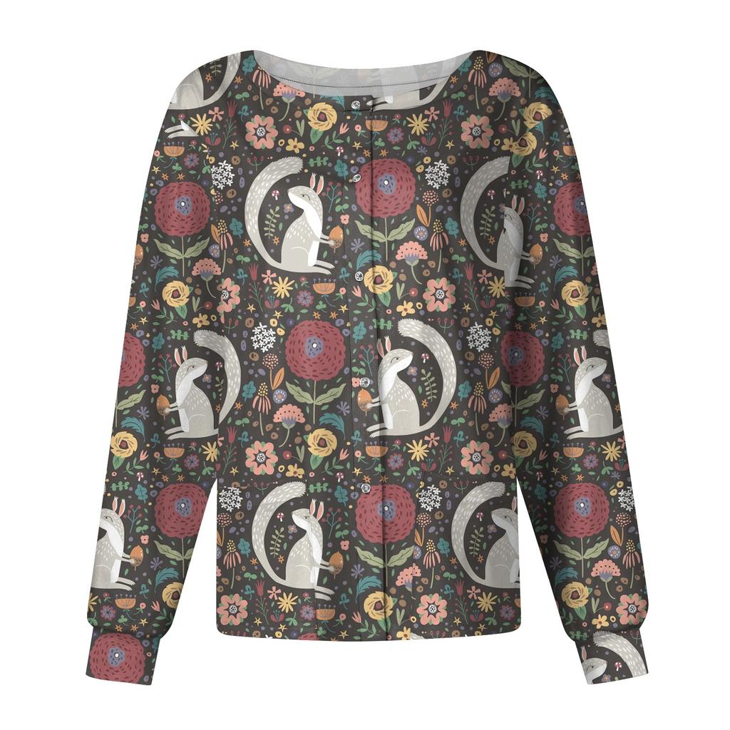 Женский однобортный защитный комбинезон с длинным рукавом и карманом, рабочий воротник-стойка, кардиган, куртка, топ