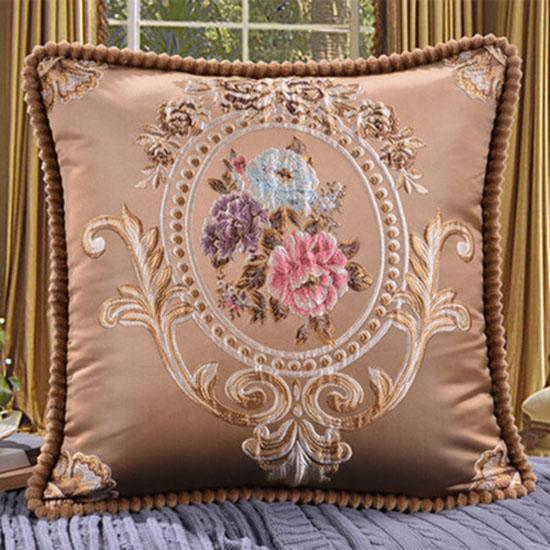 Моющиеся чехлы на подушки в европейском стиле с принтом, наволочка для дивана для гостиной, автомобильная подушка, подушка для поясничной поддержки, съемный чехол