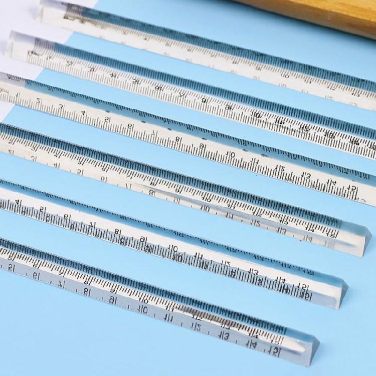 Инструменты для черчения Измерительные инструменты Канцелярские товары для студентов Прозрачные треугольники Линейки