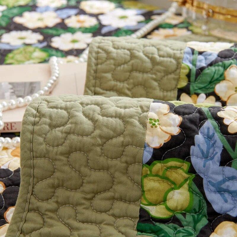 Чехол для дивана из чистой хлопчатобумажной ткани для гостиной, нескользящий чехол для дивана, универсальный чехол для четырех сезонов, коврик для дивана, подушка для дивана с принтом