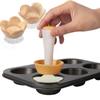 Tart Shells MoldPastry Dough Tamper Kit Kitchen Flower Round Cookie Cutter Set Cupcake Muffin Cake Mold Baking Tools