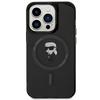 Karl Lagerfeld Klhmp15Lhfcknok Iphone 15 Pro 6.1 Czarny/Black Hardcase Iml Ikonik Magsafe