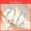 Модные геометрические парные кольца, регулируемый открытый дизайн, простые и персонализированные