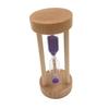 Lurrose Wooden Hourglass, Tabletop Clock, Kitchen Timer, Classroom Hourglass, 3-Minute Sand Timer, Kids Sand Timer, Office Decor, Ornament, Gift, Cook