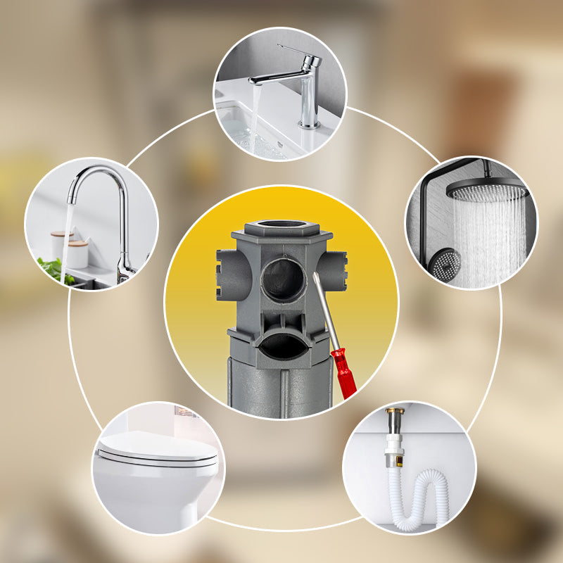 16 in 1 Wrench Tool Set For Faucet Kitchen Bathroom Multi-Purpose Maintenance Pipe Faucet Disassemble Aerator Replace Valve Core