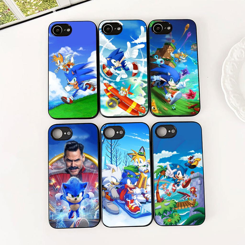 Cover for Samsung Galaxy S24 S25 S23 FE Ultra Plus S7 Edge S25+ S23+ A56 5G Casing Phone Case game S-Sonics Anime HedgehogS