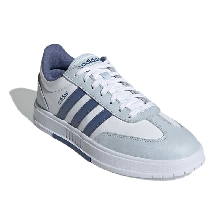 adidas Neo Gradas Прочные Нескользящие Низкие Кеды для Скейтбординга Женские Кроссовки Бело-Синие H01222