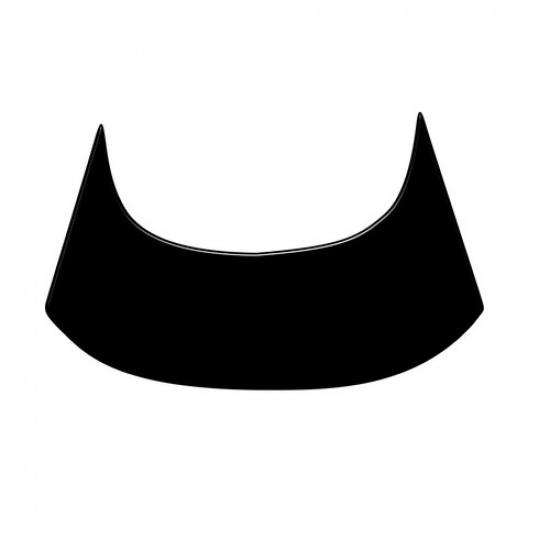Glossy Piano Black Rear Center Cover Trim For Chevrolet Corvette C7 2014-